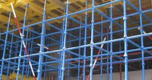 cuplock scaffolding in construction image view