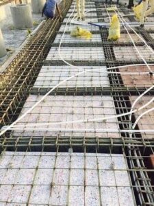 slab shuttering(formwork) in construction image view