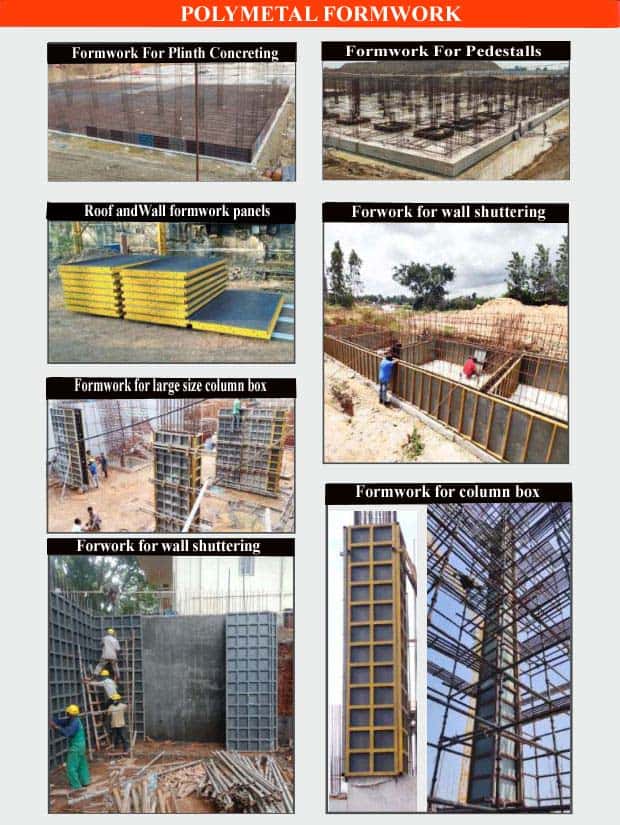 plastic formwork bangalore products application image view